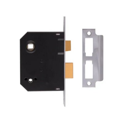 UNION J2294-PL-3.00 2294 Mortice Bathroom Lock Polished Brass 76mm 3in Box UNNJ2294PL30