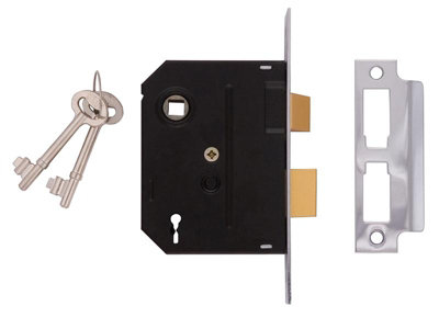 UNION J2295-PL-2.50 2295 2 Lever Mortice Sashlock Polished Brass 63mm 2.5in Box UNNJ2295PL25