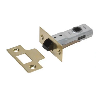 UNION J2600-PL-2.5 J2600 Tubular Latch Essentials Polished Brass 65mm 2.5in Boxed UNNJ2600PL25