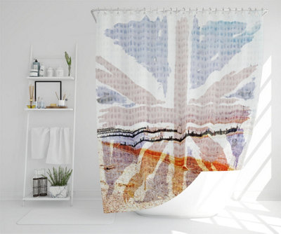 Union jack beach (Shower Curtain) / Default Title Price Comparisons | Compare The Build