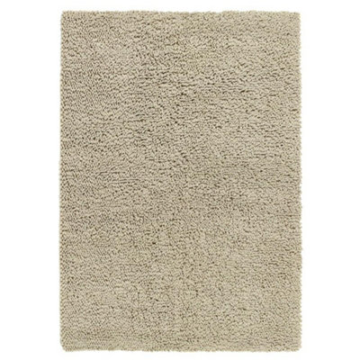 Union Oyster Textured Wool Rug by Rug Guru-80cm X 150cm