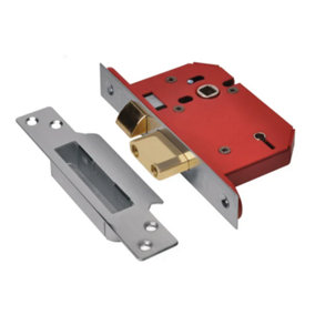 UNION - StrongBOLT 2205S 5 Lever Mortice Sashlock Stainless Steel 81mm 3in Visi