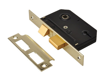 UNION Y-ES-SL-PB-3.0 ES-SL Essentials 3 Lever Mortice Sashlock Polished Brass 79mm 3in Visi UNNYESSLPB30