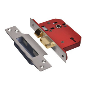 UNION Y2203S-SS-2.5 StrongBOLT 2203S 3 Lever Mortice Sashlock Stainless Steel 68mm 2.5in Visi UNNY2203SS25