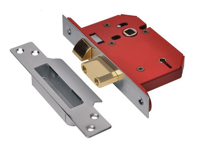 UNION Y2205S-SS-2.5 StrongBOLT 2205S 5 Lever Mortice Sashlock Stainless Steel 68mm 2.5in Visi UNNY2205SS25