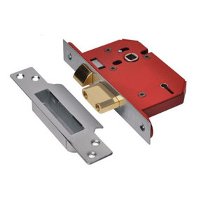 UNION Y2205S-SS-3.0 StrongBOLT 2205S 5 Lever Mortice Sashlock Stainless Steel 81mm 3in Visi UNNY2205SS30