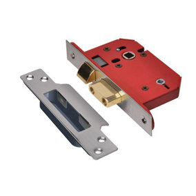 UNION Y22WCS-SS-3.0 StrongBOLT 22WCS Mortice Bathroom Lock Stainless Steel 81mm 3in Visi UNNY22WCSS30
