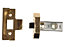 UNION Y2650-EB-2.50 Rebated Tubular Mortice Latch 2650 Electro Brass 63mm 2.5in UNNY2650EB25