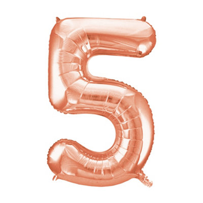 Amscan Folienballon Buchstabe 'O' In Roségold – Perfekt Für Geburtstag & Jubiläumspartys