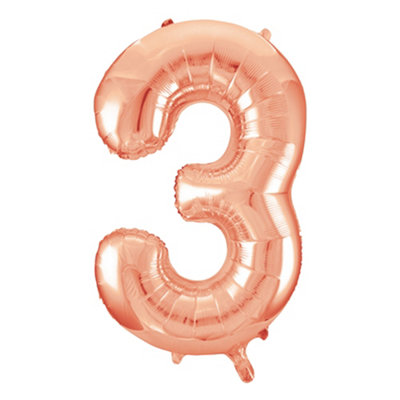 Amscan Folienballon Buchstabe 'O' In Roségold – Perfekt Für Geburtstag & Jubiläumspartys