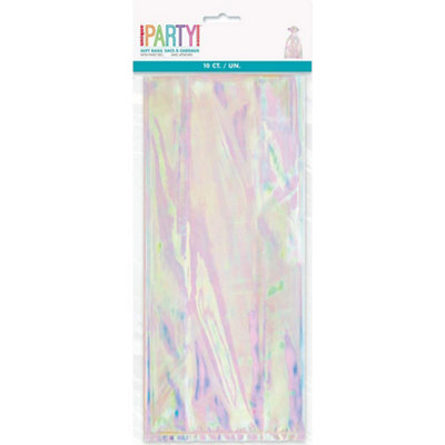 Unique Party Birthday Cellophane Roll (Pack of 10) Clear (One Size)