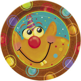 Unique Party Monster Party Plates (Pack of 8) Multicoloured (One Size)