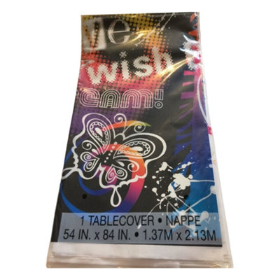 Unique Party Peace Party Table Cover Multicoloured (One Size)