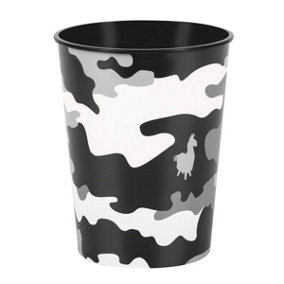 Unique Party Plastic Camo Party Cup Black/White/Grey (One Size)