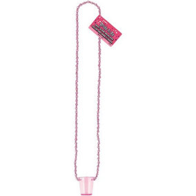 Unique Party Shot Gl Hen Night Necklace Pink (One Size)