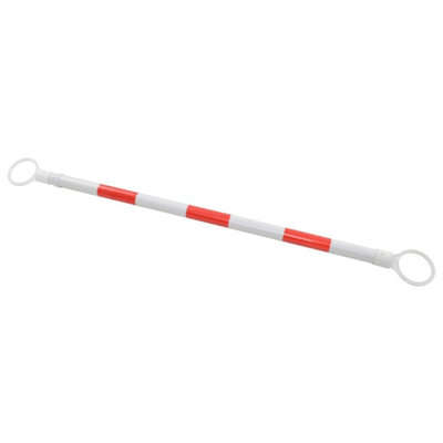 Unique Retractable Traffic Cone Bars 2 pcs Plastic 130-215 cm