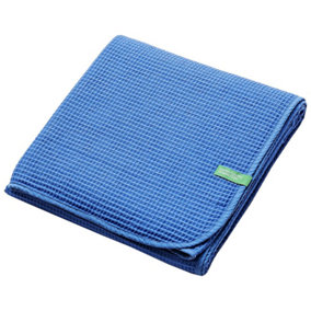 United Colors of Benetton 100% Cotton Ultra Soft Blanket 140 x 90cm Blue