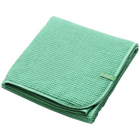 United Colors of Benetton 100% Cotton Ultra Soft Blanket 140 x 90cm Green