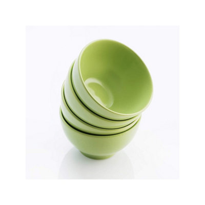 United Colors of Benetton Set of 4 Stoneware Bowls 650ml Green