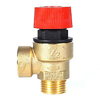 Unival 1/2 Inch 3 Bar Male Pressure Safety Relief Reducing Valve