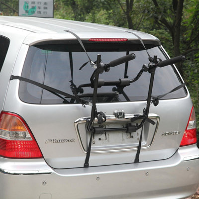 Universal 2 Bike Car Boot & Tailgate Mount Cycle Carrier Rack - Fits ...
