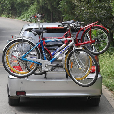 Universal 3 Bike Capacity Car Boot Mount Cycle Carrier Rack