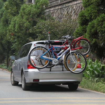 Universal 3 Bike Capacity Car Boot Mount Cycle Carrier Rack