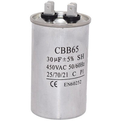 Universal 30UF/MFD AC Motor Start Capacitor 450v by Ufixt