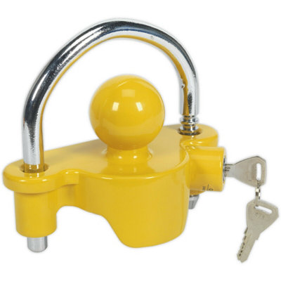 Universal 50mm Tow Ball Trailer Hitch Lock for Enhanced Security and Easy Installation