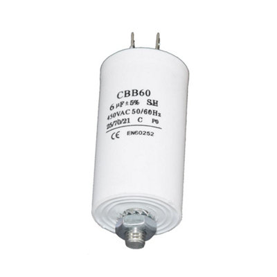 Universal 6UF Microfarad Appliance Motor Start Run Capacitor by Ufixt