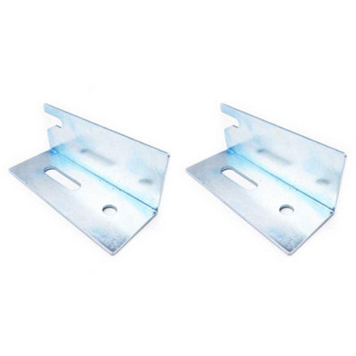 Universal Adjustable Radiator Brackets 2 Pack Galvanized Steel