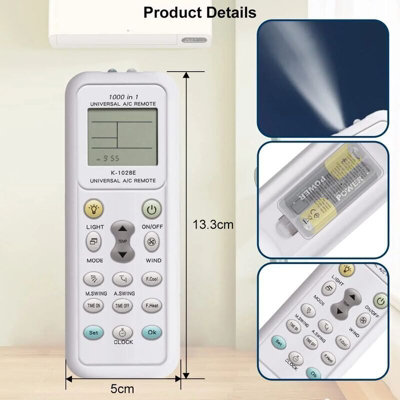 Universal air conditioning remote control Universal remote control for ...