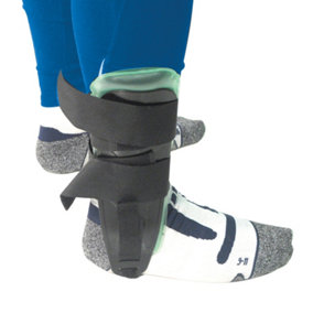 Universal Air/Gel Ankle Brace - Adjustable Heel Strap - Heat Therapy Gel Pads