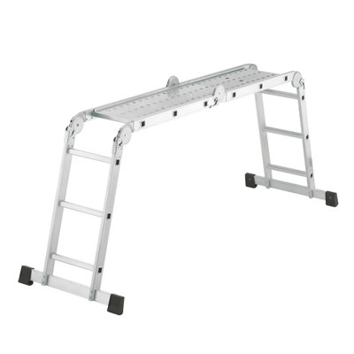 Universal Aluminium ladder 4x3 M60