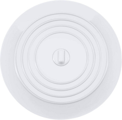Universal Basin and Bath Rubber Plug, White, 57 mm