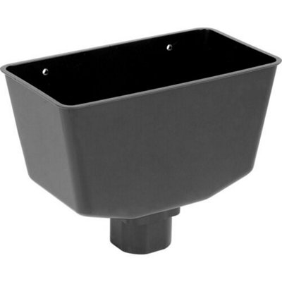 Universal Black Upvc Rainwater Hopper