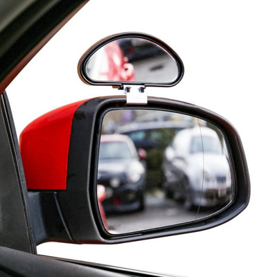 Blind Spot Mirror 2" Round Hd Glass Frameless Convex Rear View Mirrors