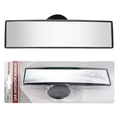 Universal Car Interior Mirror Rear View Adjustable Stick On Learner Driver New