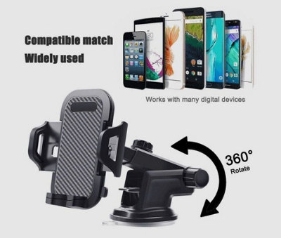 Auto-T 540331 Magnetic Smartphone Holder 360° with Suction Cup
