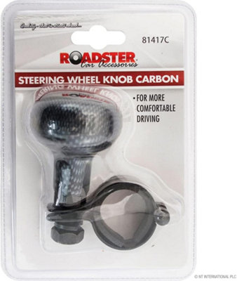 Universal Carbon Steering Wheel Knob Handle  Car Truck Turning Assist