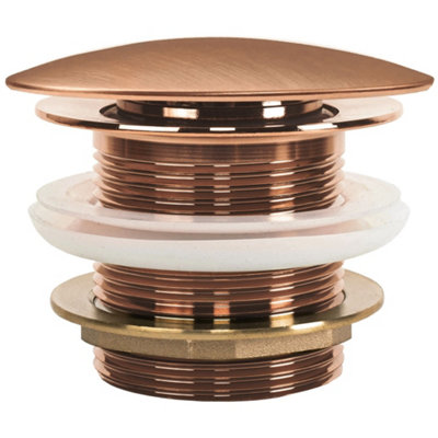 UNIVERSAL CLICK-CLACK PLUG REA BRUSHED COPEER, BRASS