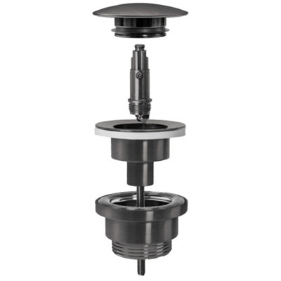 UNIVERSAL CLICK-CLACK PLUG REA TITANIUM, BRASS