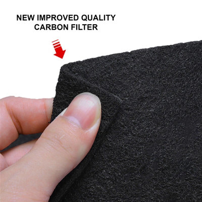 UNIVERSAL Cooker Hood Filter Extractor Vent Fan Odour + Grease Carbon Filters