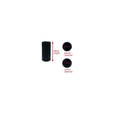 Universal Cooker Oven Grill Control Knobs And Adaptors Black Fits All Gas Electric x 4 by Ufixt - 6
