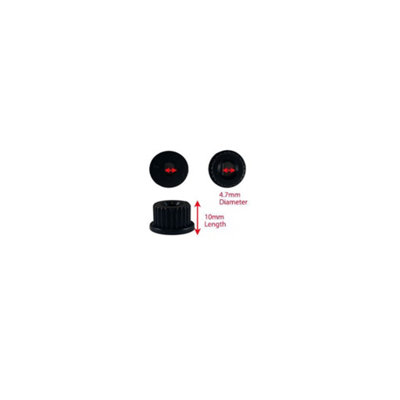 Universal Cooker Oven Grill Control Knobs And Adaptors Black Fits All Gas Electric x 4 by Ufixt - 8