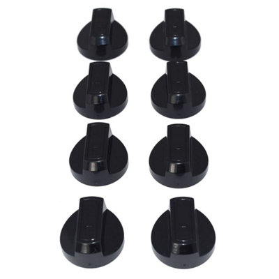 Universal Cooker Oven Grill Control Knobs And Adaptors Black Fits All Gas Electric x 8 by Ufixt - 4