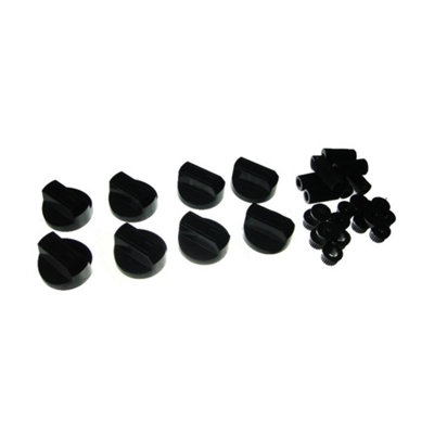 Universal Cooker Oven Grill Control Knobs And Adaptors Black Fits All Gas Electric x 8 by Ufixt - 9