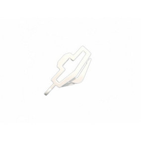 Universal Curtain Hooks (Pack of 2) White (One Size)