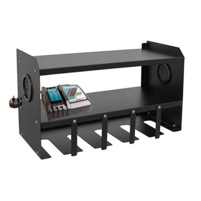 StreetRays Wall Mount Drill Holder Rack – Fits DeWalt, Milwaukee, Makita 18V Cordless Tools