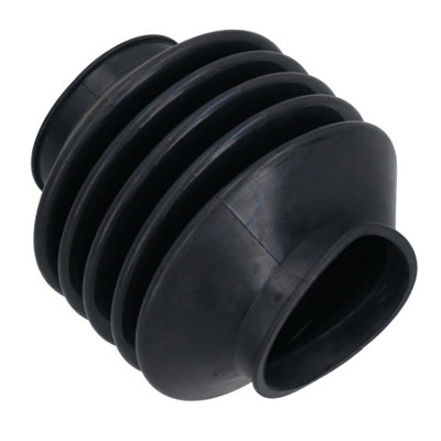 Universal Trailer Rubber Gator Bellow - Replacement For HU3, EH27 Couplings - 50mm Top/Bottom, 100mm Length (Caravan, Maypole Part)
